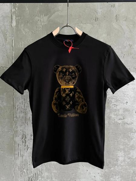 LV01 Bear siyah tshirt