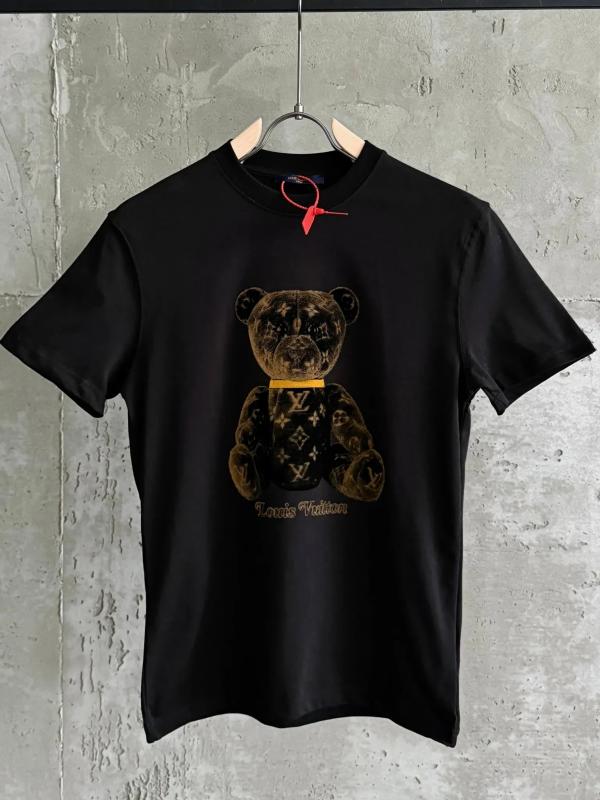 LV01 Bear siyah tshirt