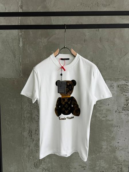 LV01 Bear beyaz tshirt